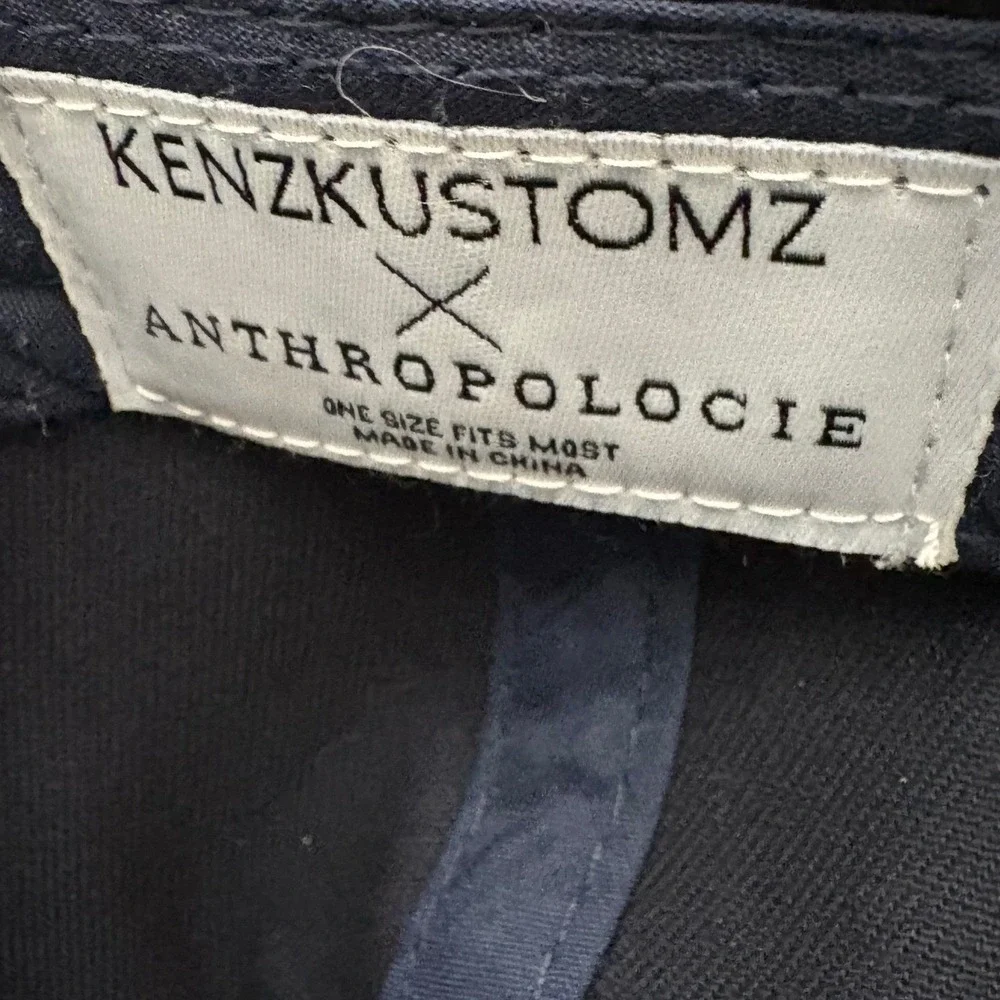 NWT Anthropologie KenzKustomz After Ski Martini Place Baseball Hat Cap Snapback